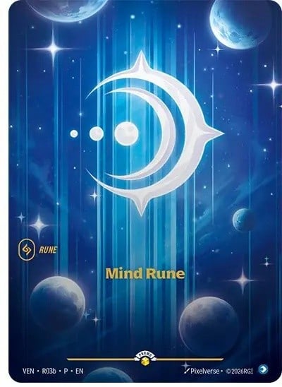 Mind Rune — Riftbound promo card VEN R03B