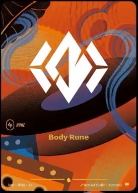 Body Rune — Riftbound Showcase card RAD R04A