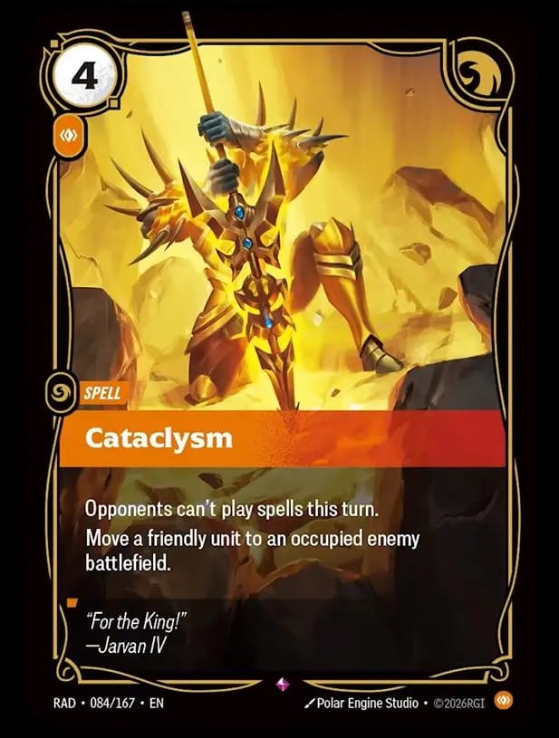 Cataclysm — Riftbound card RAD 084