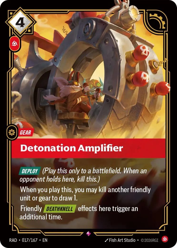Detonation Amplifier — Riftbound card RAD 017