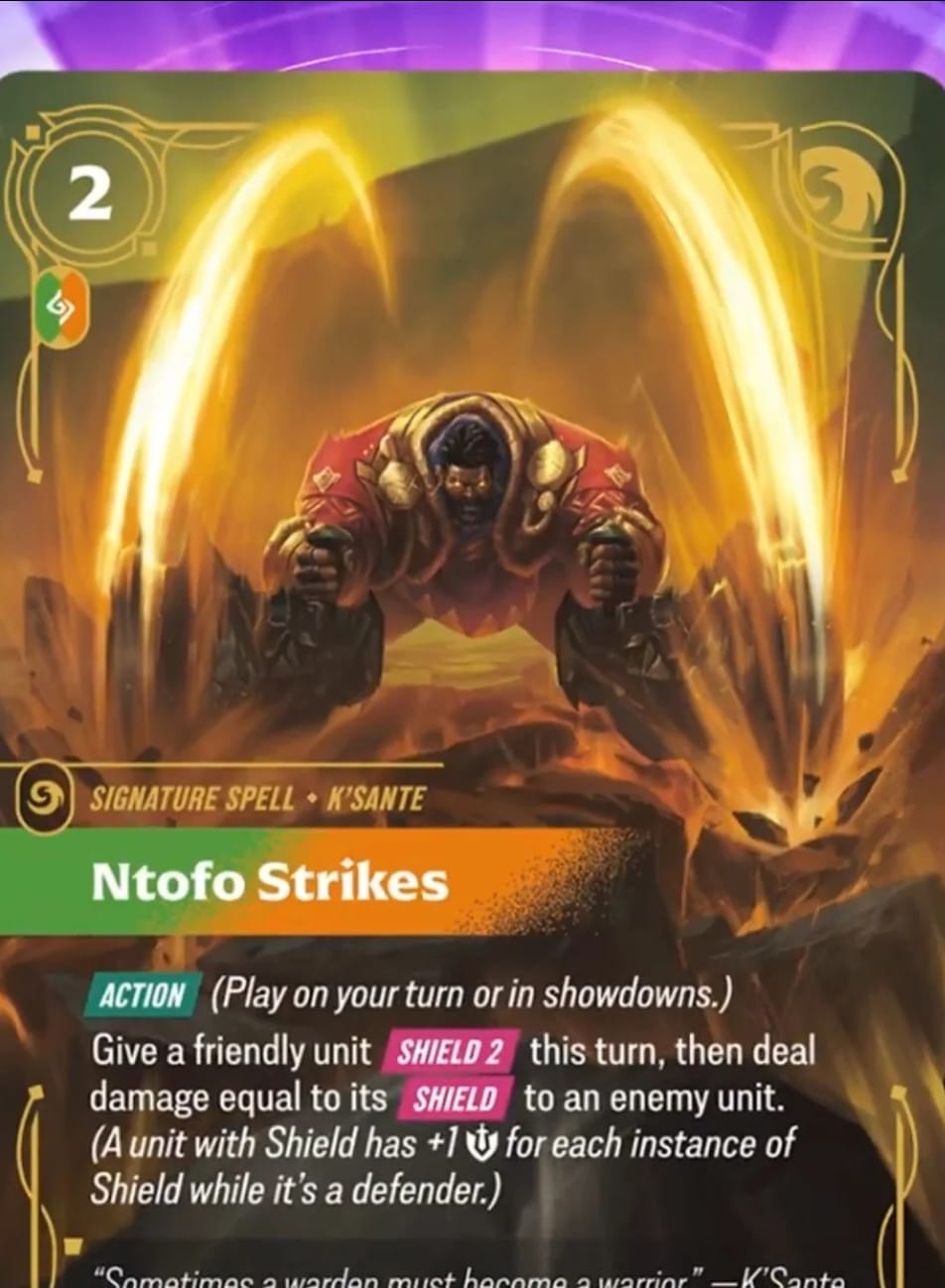 Ntofo Strikes — Riftbound card RAD 146