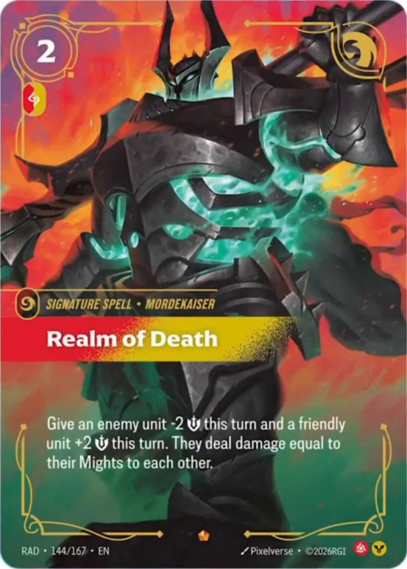 Realm of Death — Riftbound Epic card RAD 144