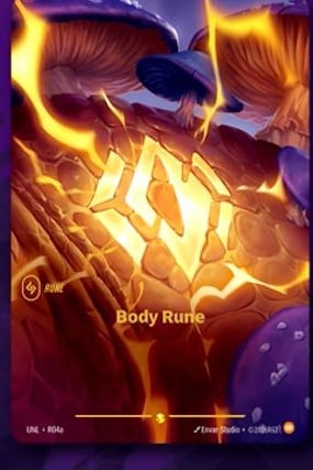 Body Rune — Riftbound Showcase card UNL R04a