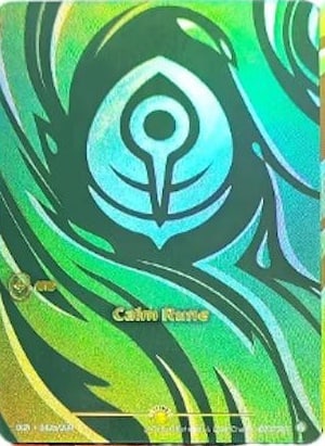 Calm Rune — Riftbound promo card OGN 042b