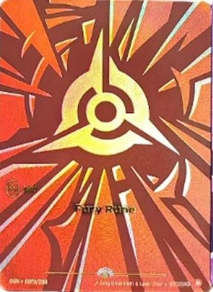 Fury Rune — Riftbound promo card OGN 007b