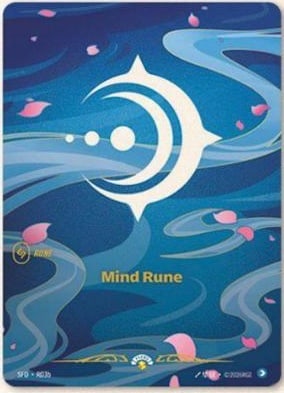 Mind Rune — Riftbound Showcase card SFD R03b