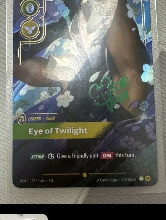 Shen, Eye of Twilight — Riftbound signature card VEN 193